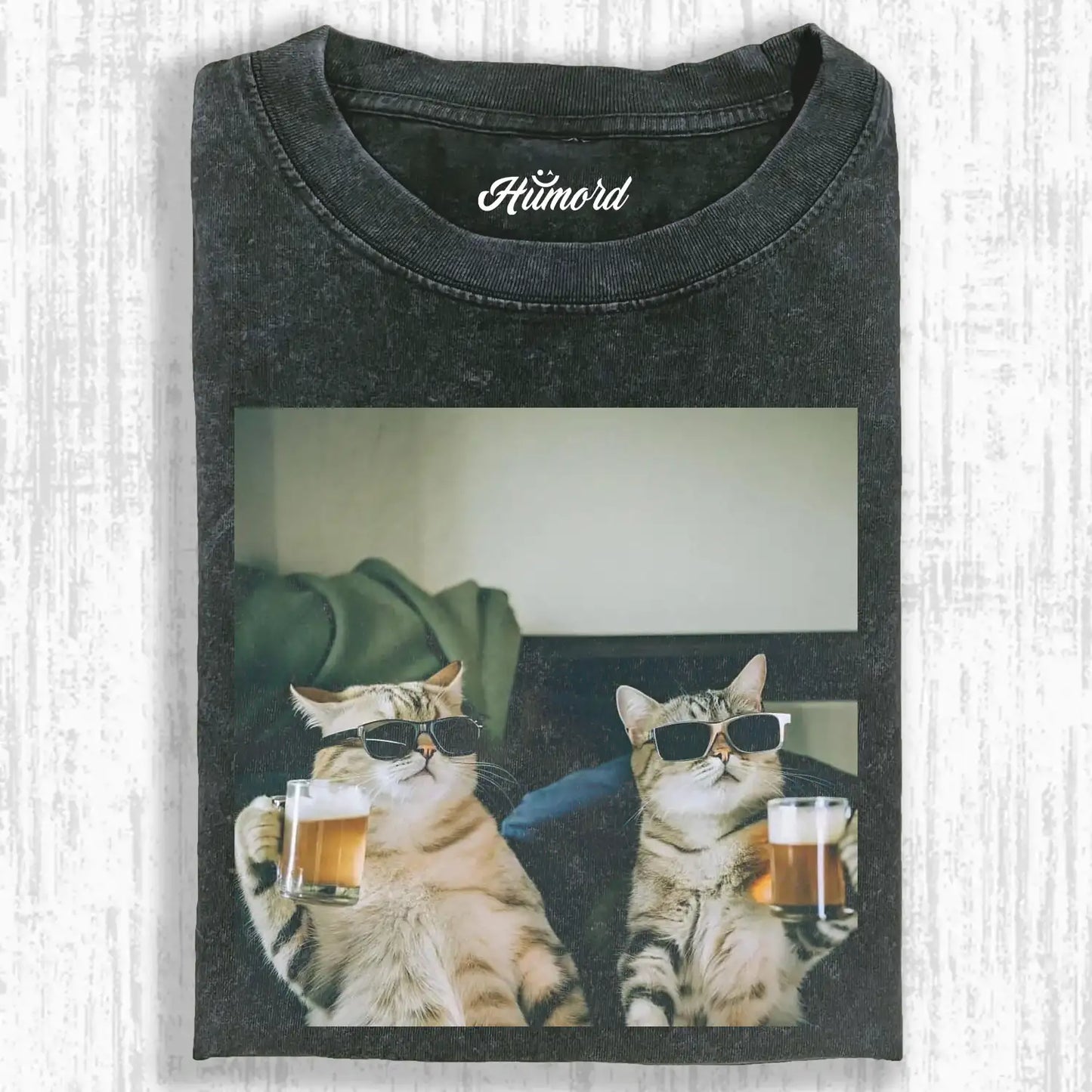 CATS ENJOYING BEER V1 TEE