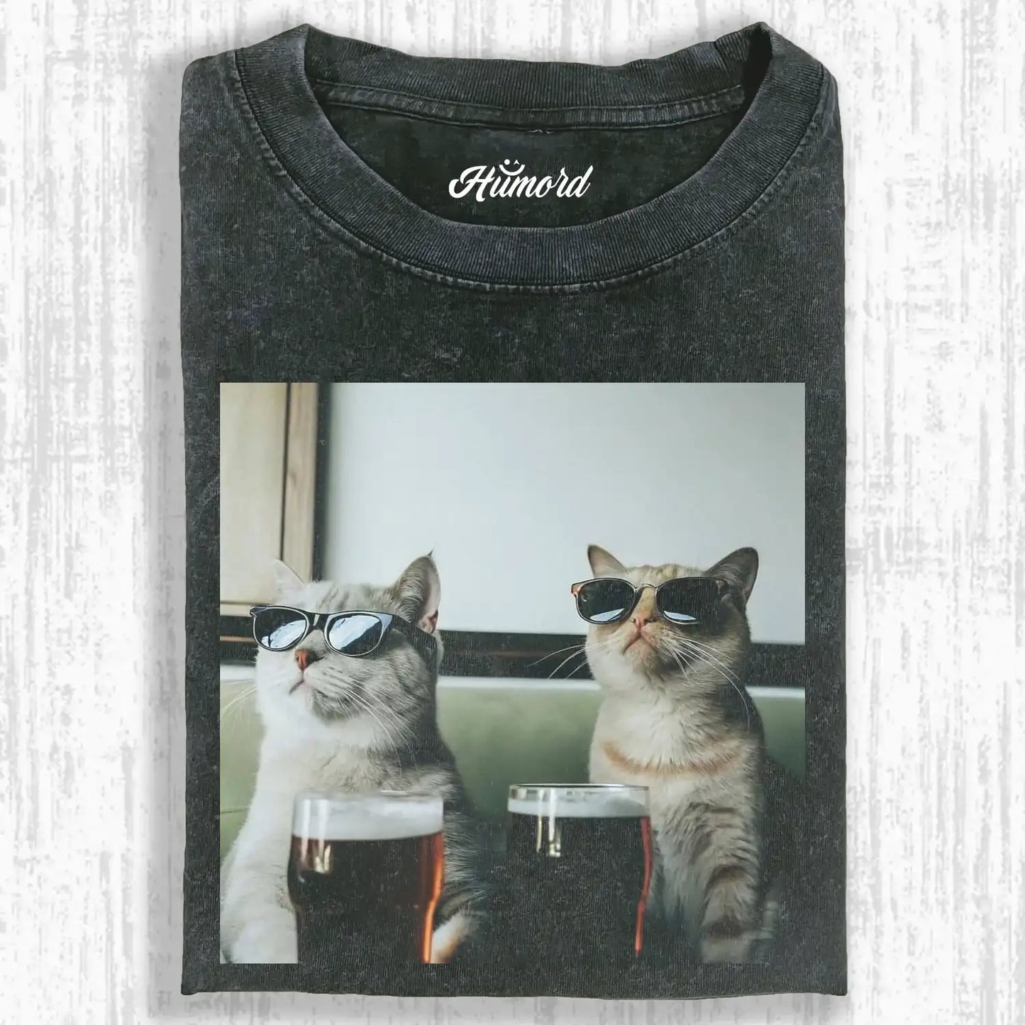 CATS ENJOYING BEER V2 TEE