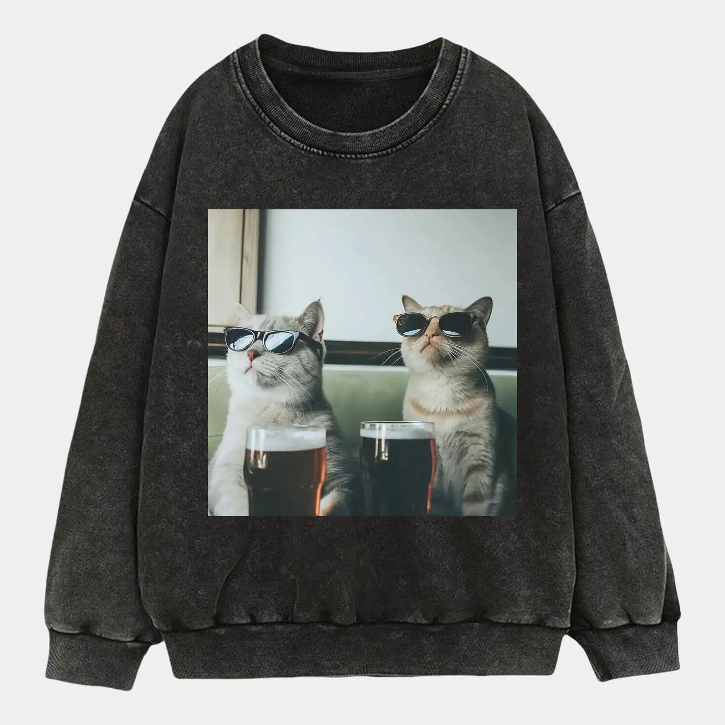 CATS ENJOYING BEER V2 TEE