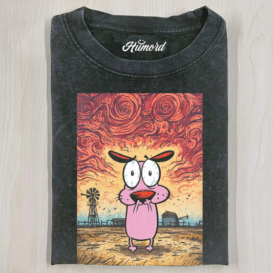 COURAGE THE COWARDLY DOG T-SHIRT V1.4