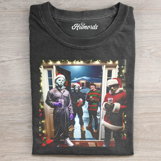 Retro Funny Christmas Graphic T-shirt