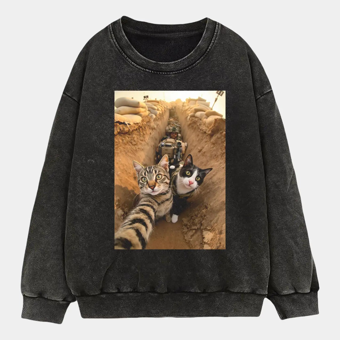 Cat In War Tee