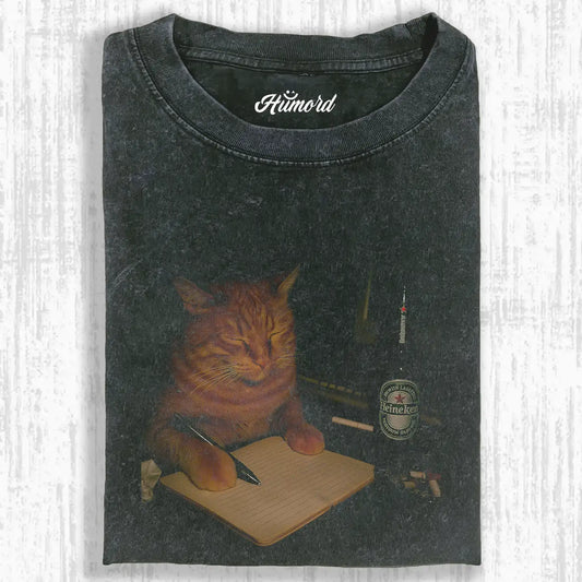 Cat Write Tee