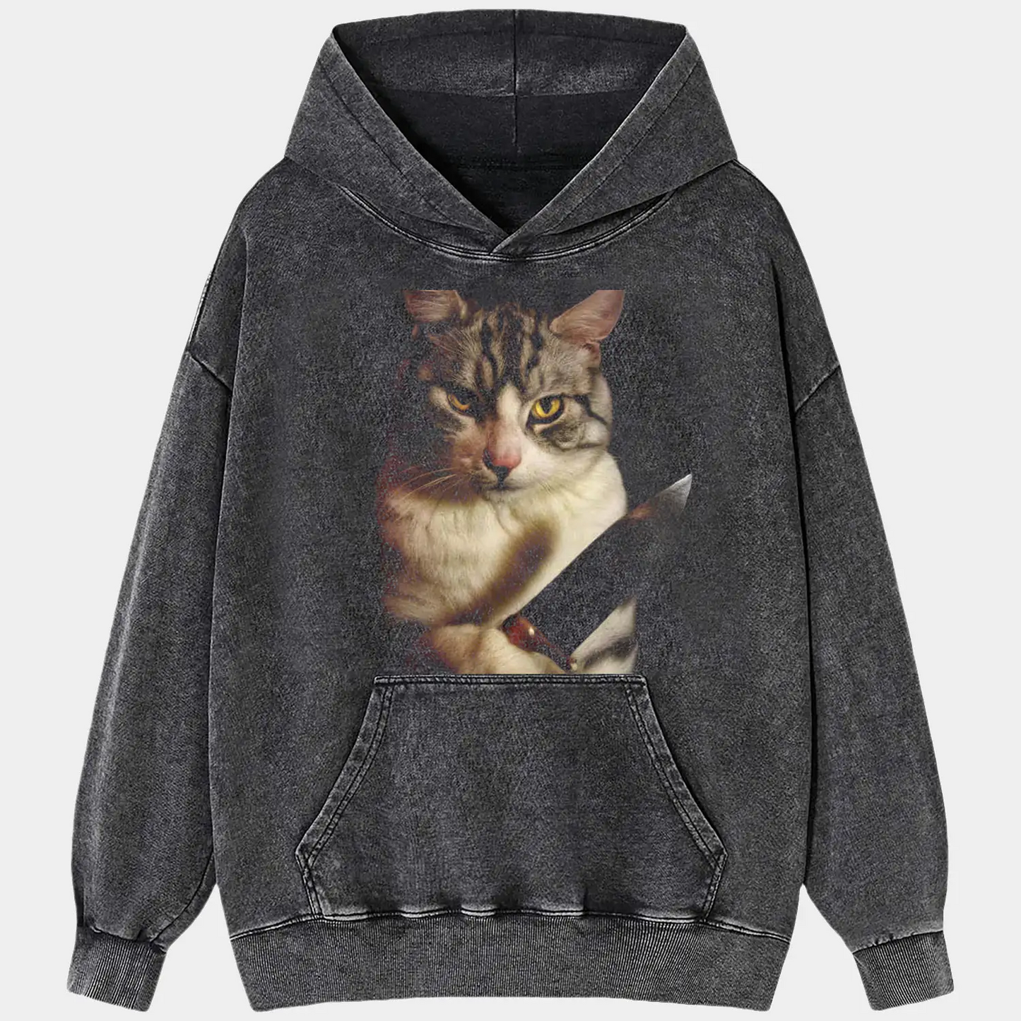 Cat with a knife Tee 2.0