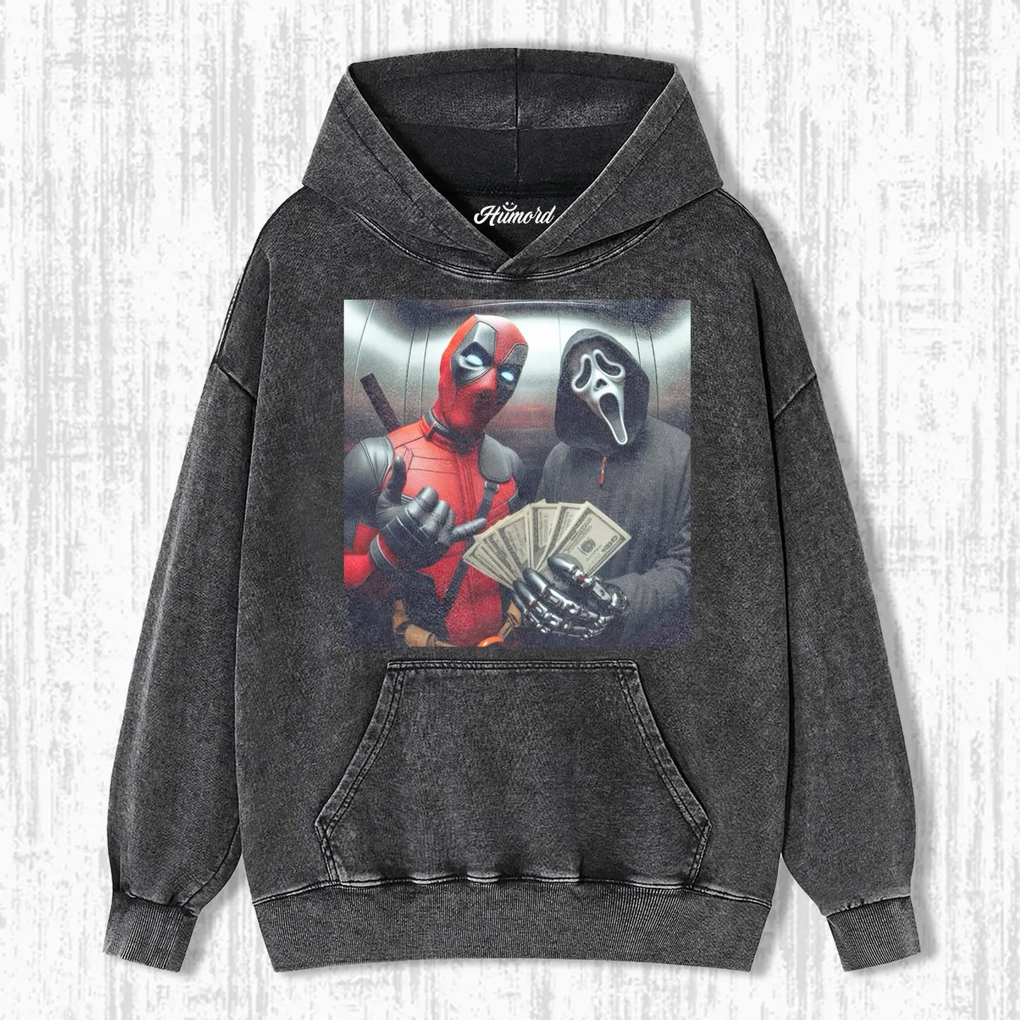 DEADPOOL AND GHOSTFACE T-SHIRT