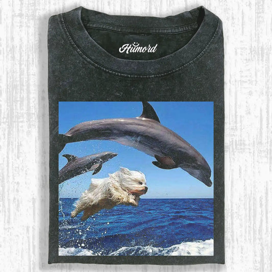 Diving Dog Tee