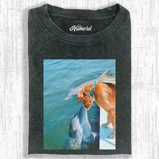 Dolphin And Dog Tee