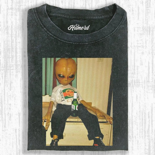 Drinking Alien Tee