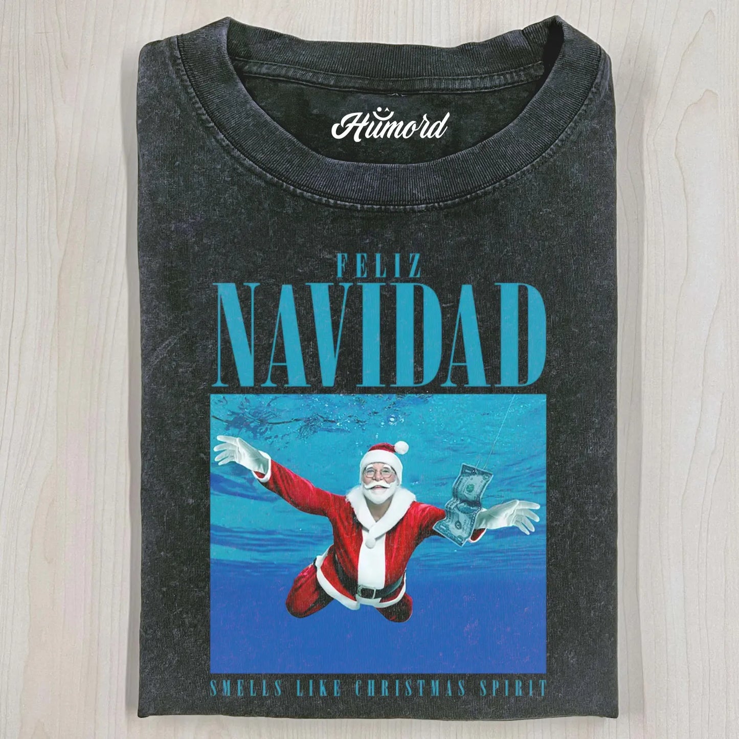FELIZ NAVIDAD ALBUM ART CHRISTMAS T-SHIRT