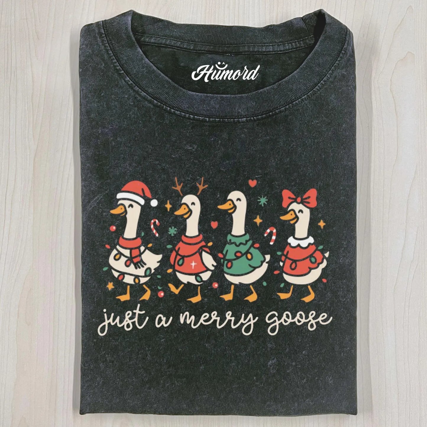 FESTIVE JOLLY GOOSE T-SHIRT