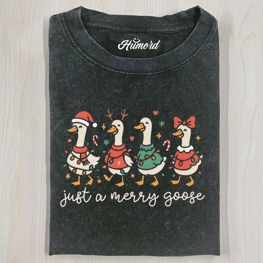FESTIVE JOLLY GOOSE T-SHIRT