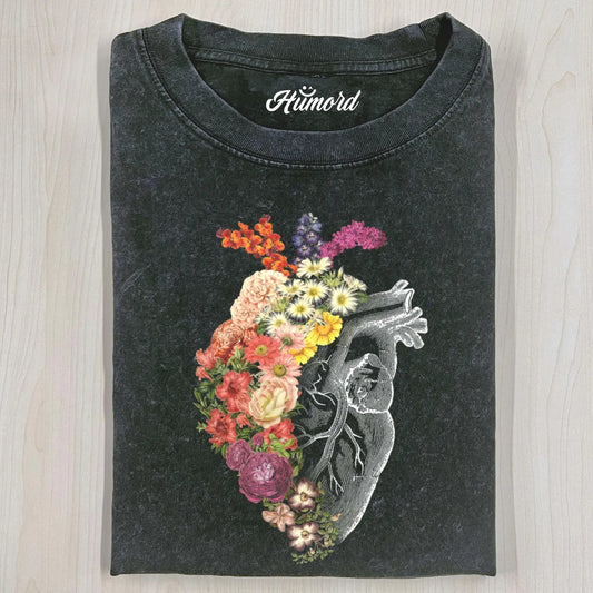 FLOWER HEART SPRING T-SHIRT
