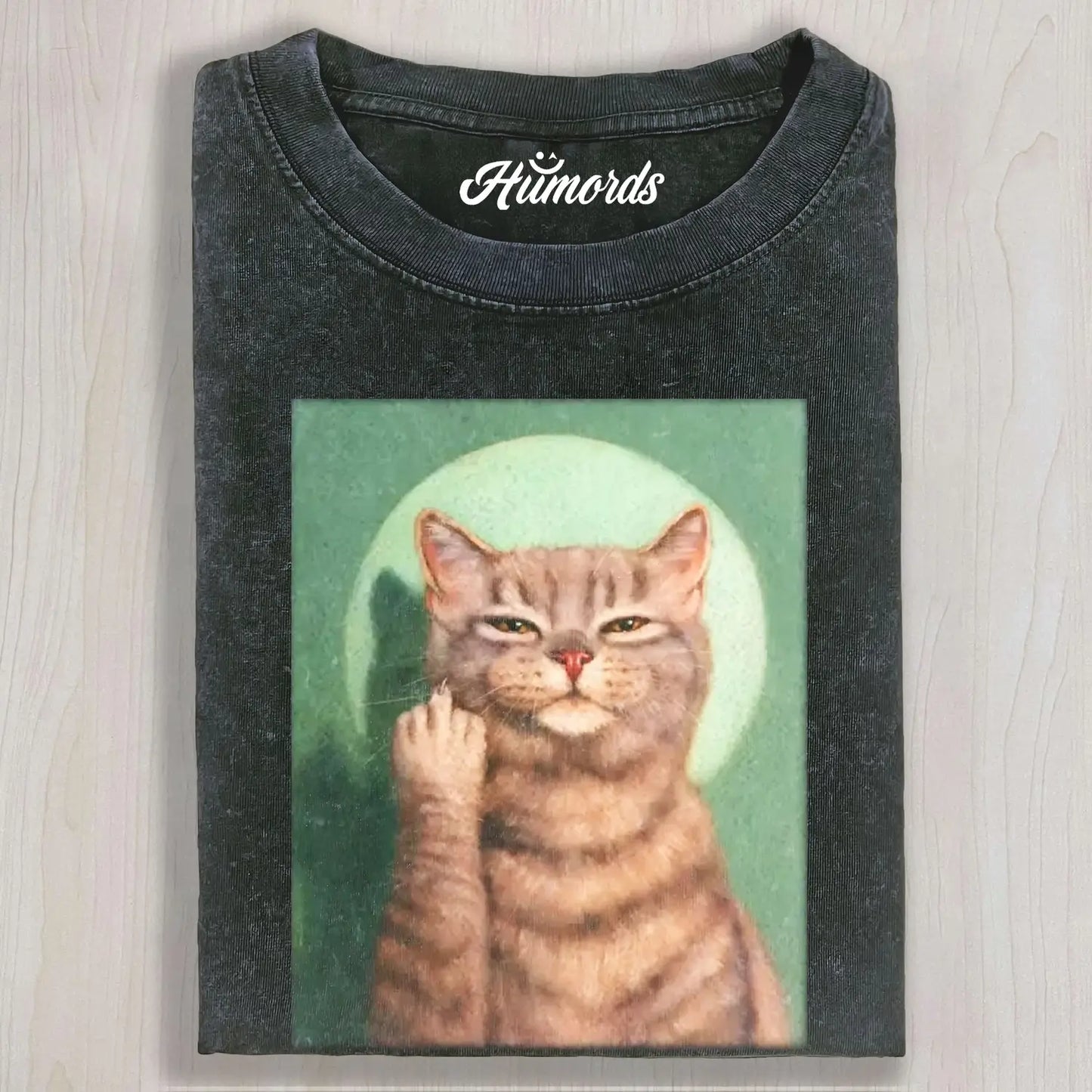 FUNNY MIDDLE FINGER CAT MEME TEE & SWEAT & HOOD