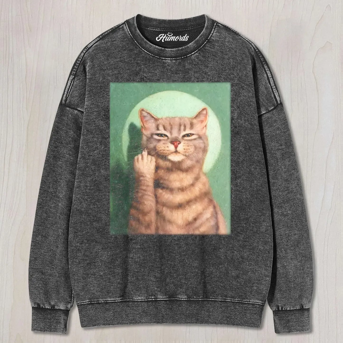 FUNNY MIDDLE FINGER CAT MEME TEE & SWEAT & HOOD