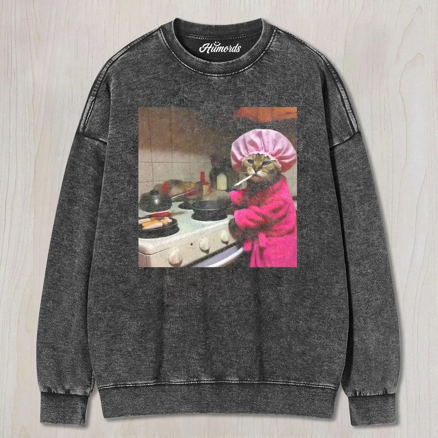 FUNNY KITCHEN CAT MEME TEE & SWEAT & HOOD