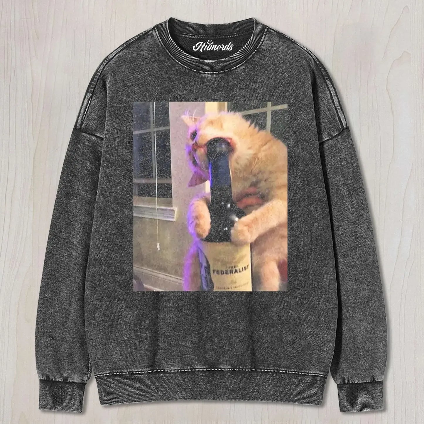 FUNNY BOTTLE CAT TEE & SWEAT & HOOD