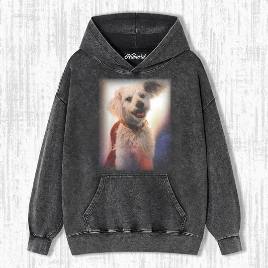 FUNNY SUPERMAN DOG T-SHIRT