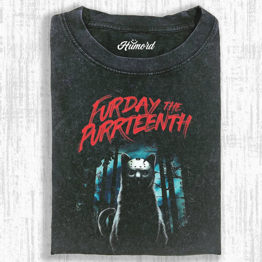 FURDAY THE PURRTEENTH T-SHIRT