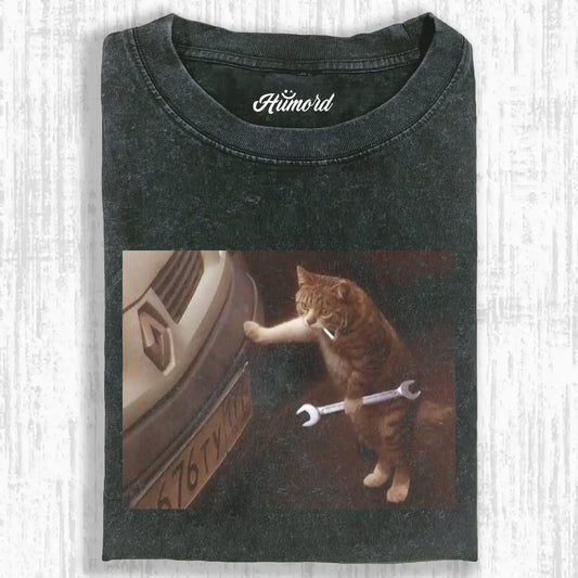 Feline Mechanic Tee