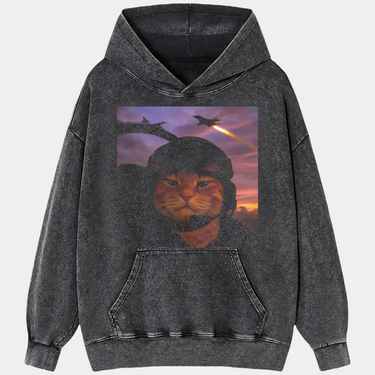 Fighting Pilot Cat Tee 2.0