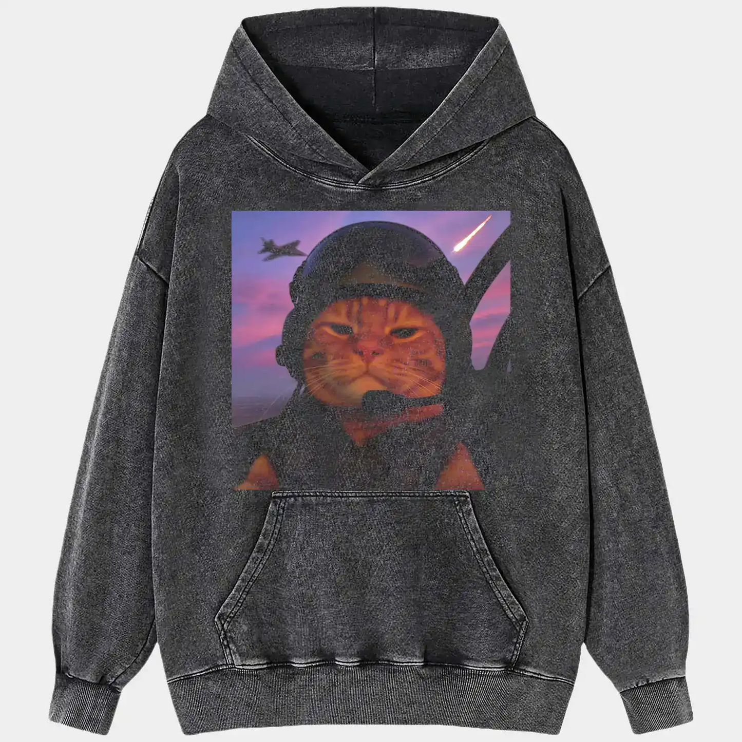 Fighting Pilot Cat Tee