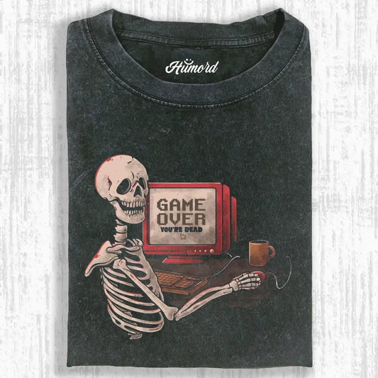 GAME Over Skull Tee