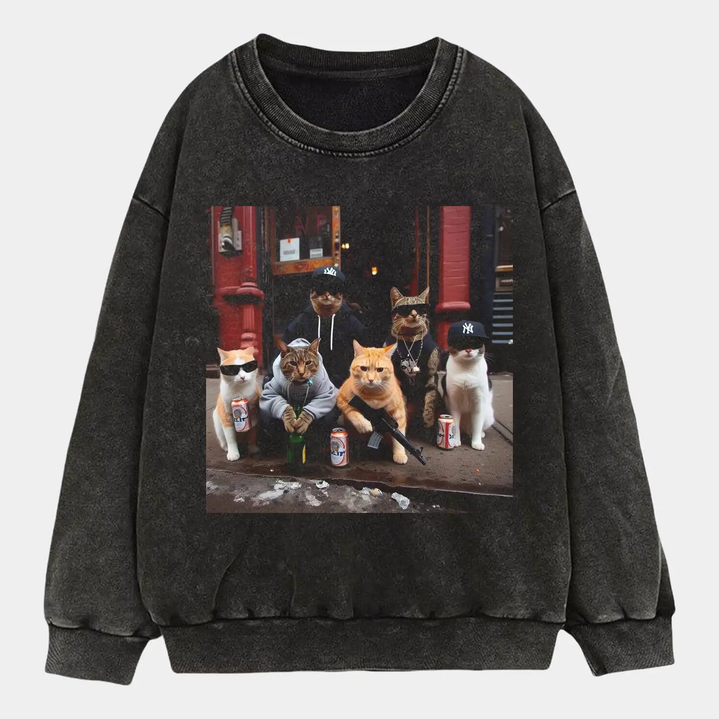 GANGSTER CAT T-SHIRT