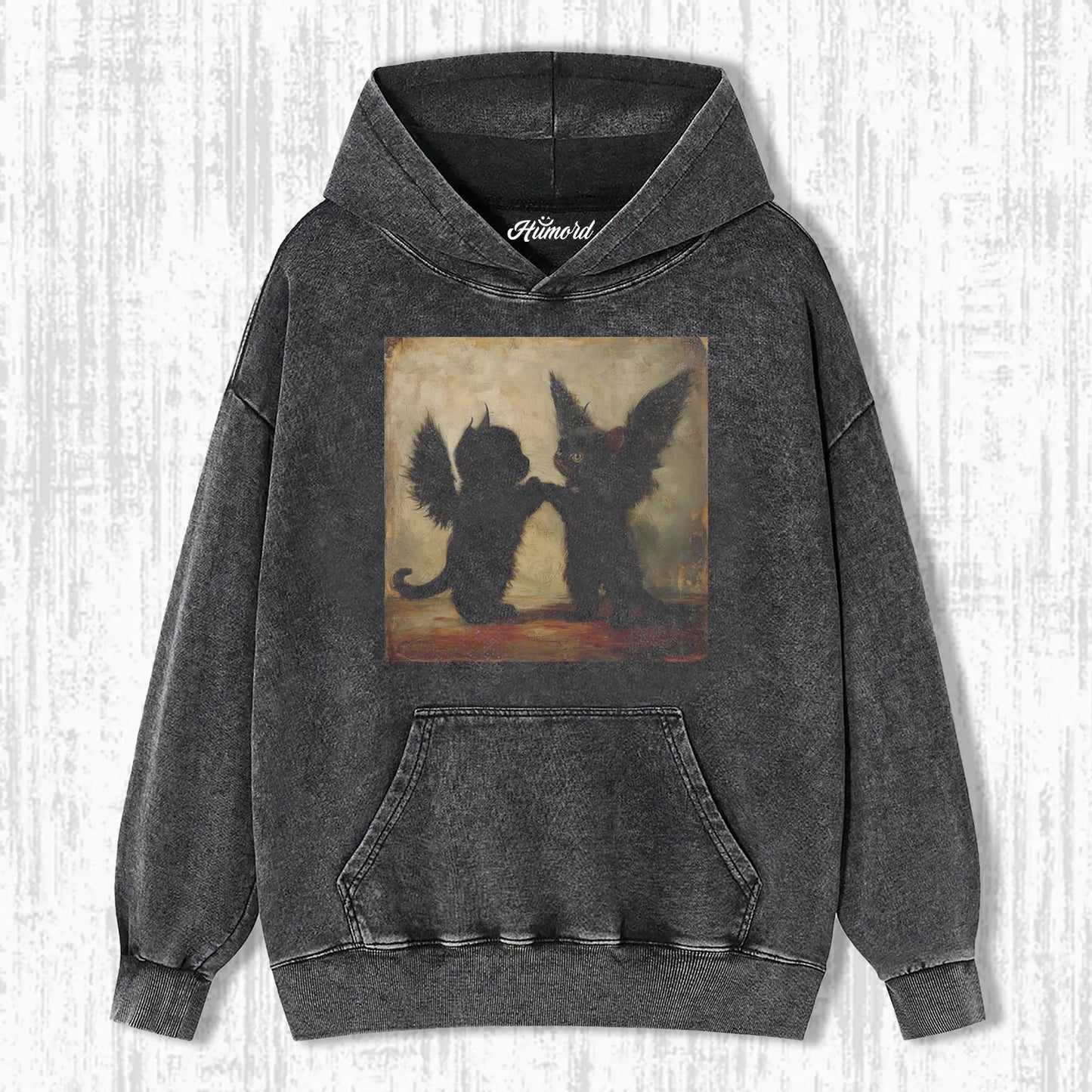 GOTHIC BAT CAT T-SHIRT