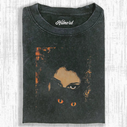 Girl And Cat Tee