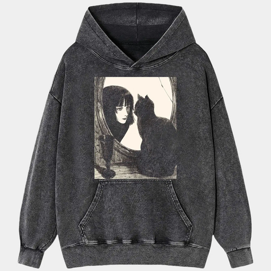 Girl And Cat Tee 2.0