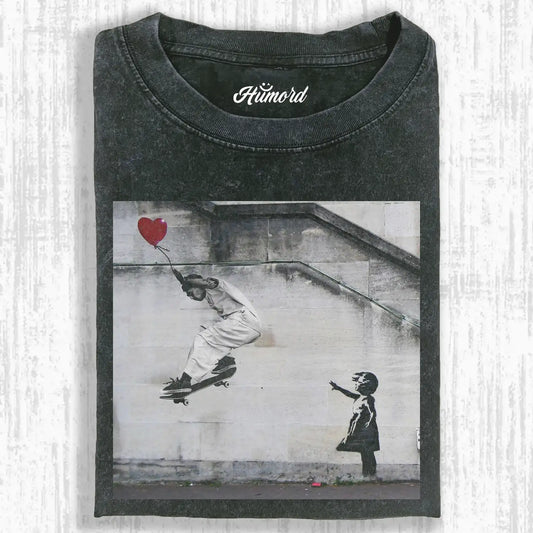 Girl & The Gone Balloon T-SHIRT