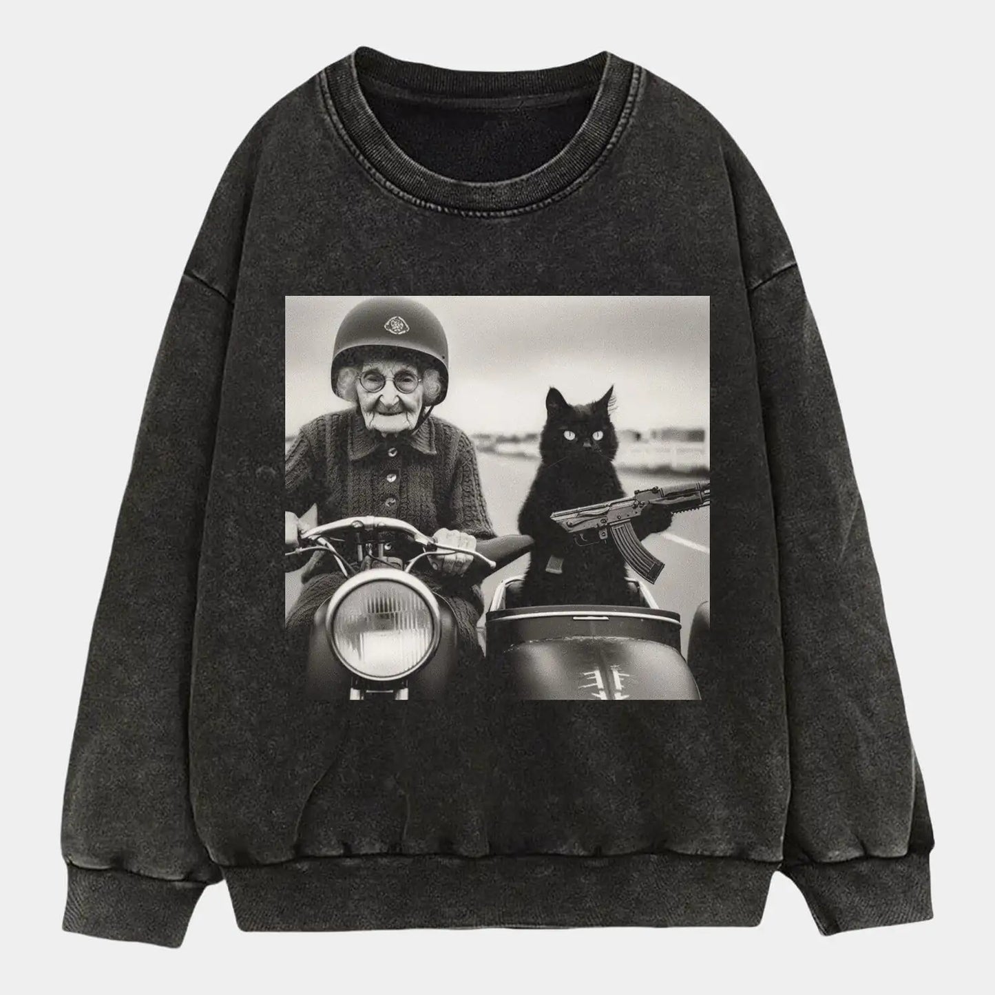 Granny and Black Cat TEE