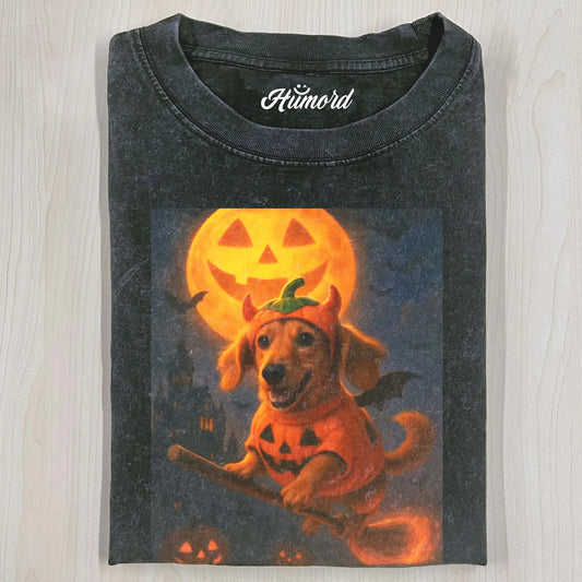 HALLOWEEN WACKY DOG T-SHIRT