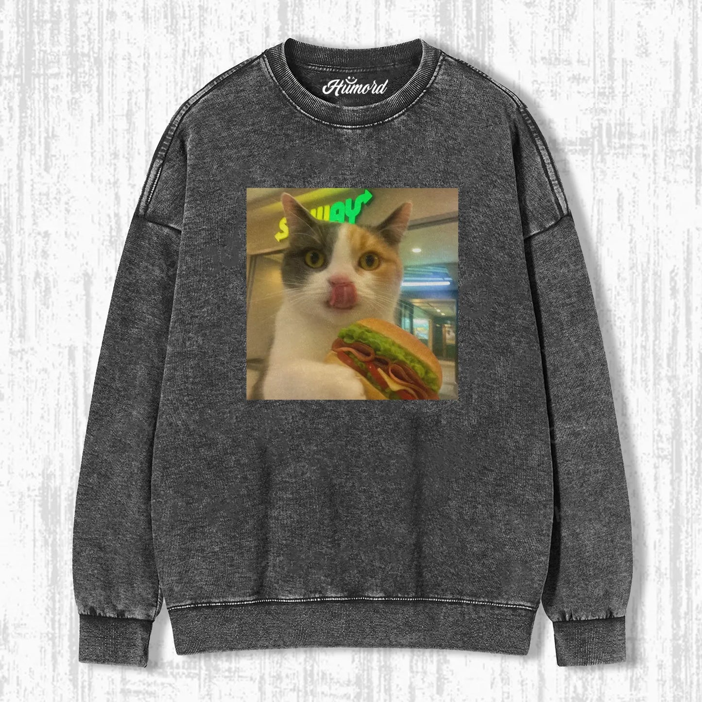 HAMBURGER CAT T-SHIRT