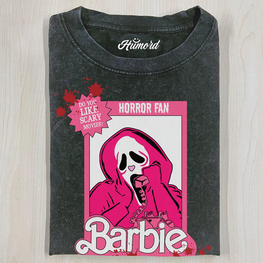 HORROR FAN BARBIE T-SHIRT