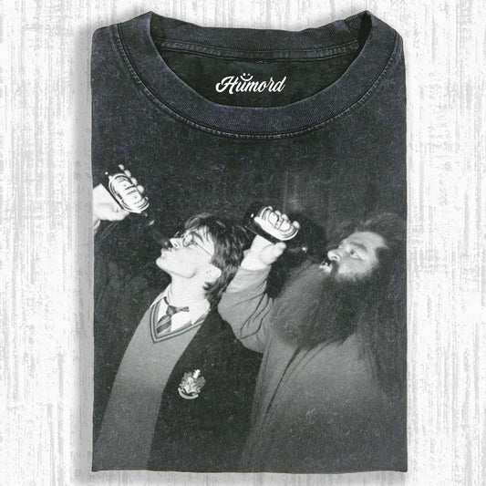 HP DRINKING BEER T-SHIRT