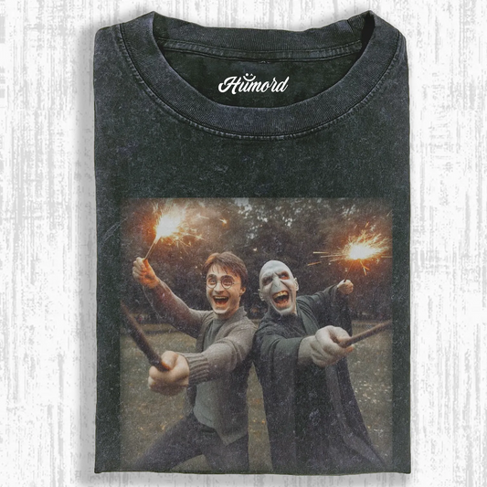 HP FIREWORKS LAUGHING T-SHIRT