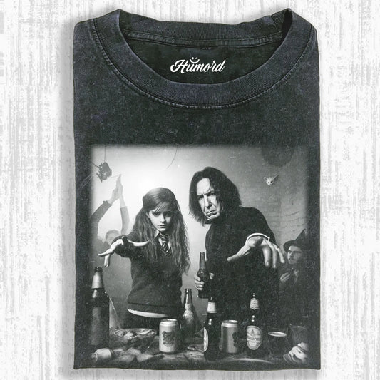 HP FUNNY DRINKING TEACHER AND STUDENT T-SHIRT
