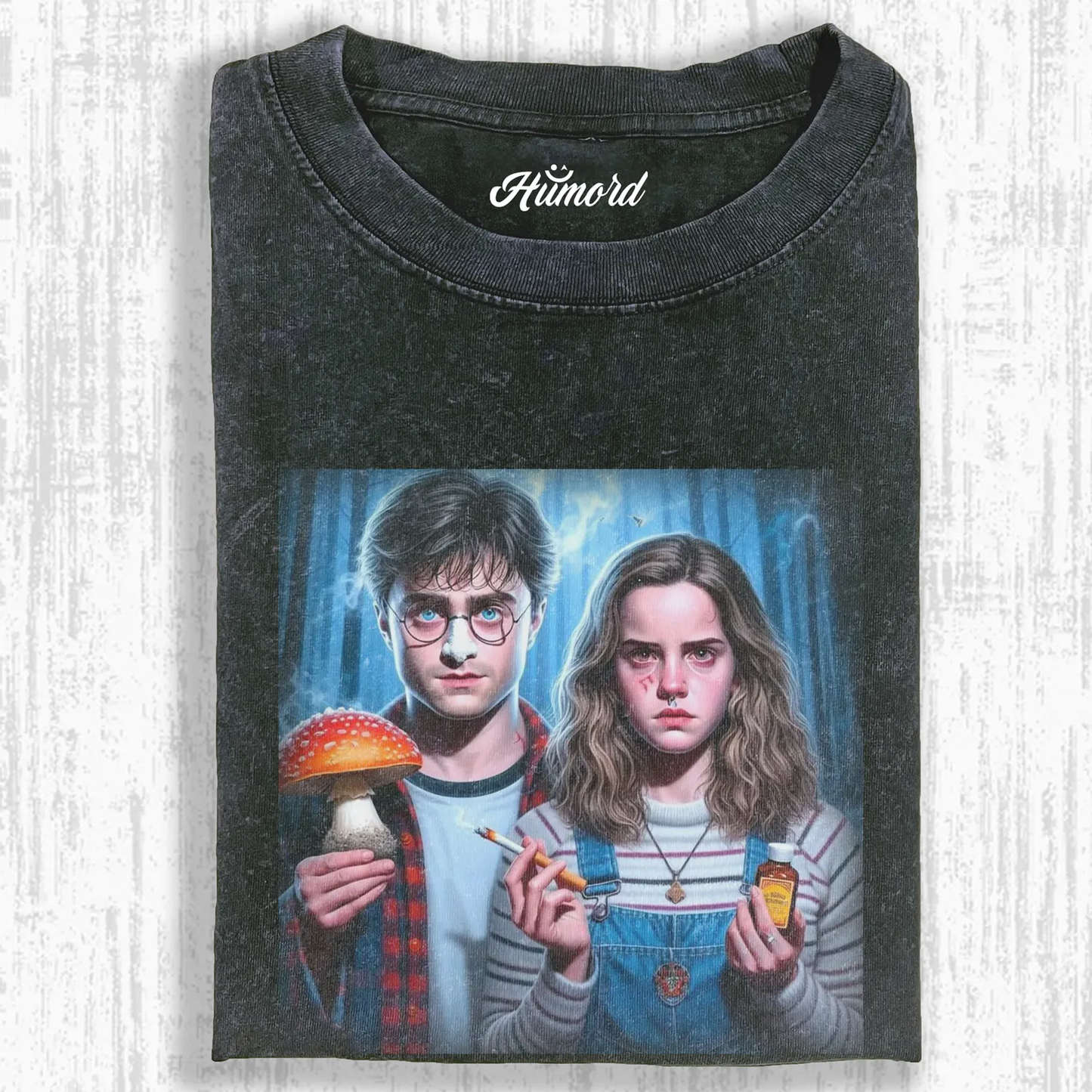 HP SMOKING BOY AND GIRL T-SHIRT 1.0