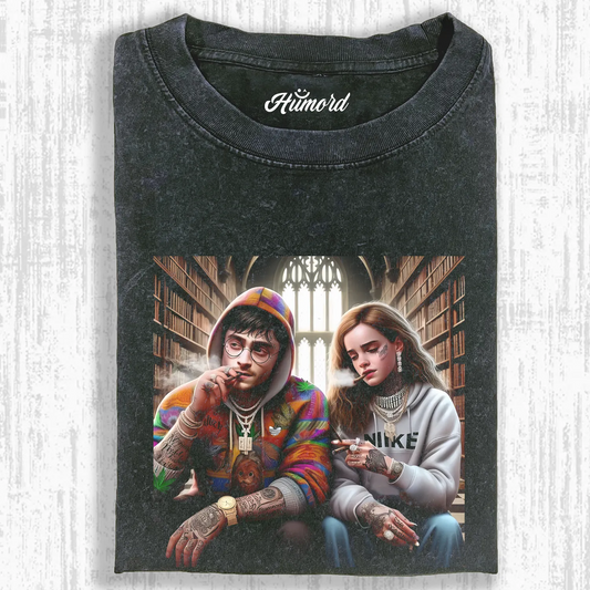 HP SMOKING TATTOO BOY AND GIRL T-SHIRT
