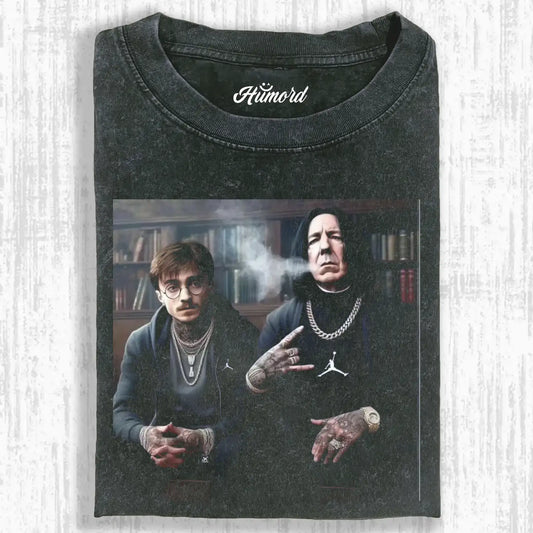 HP SMOKING TEACHER AND STUDENT T-SHIRT
