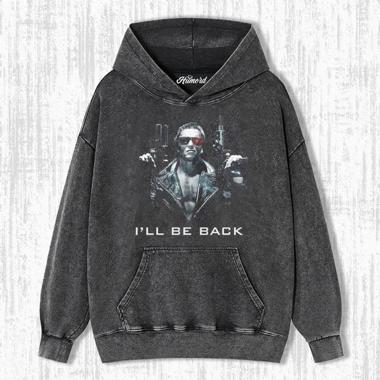 I'LL BE BACK & ARNOLD SCHWARZENEGGER T-SHIRT