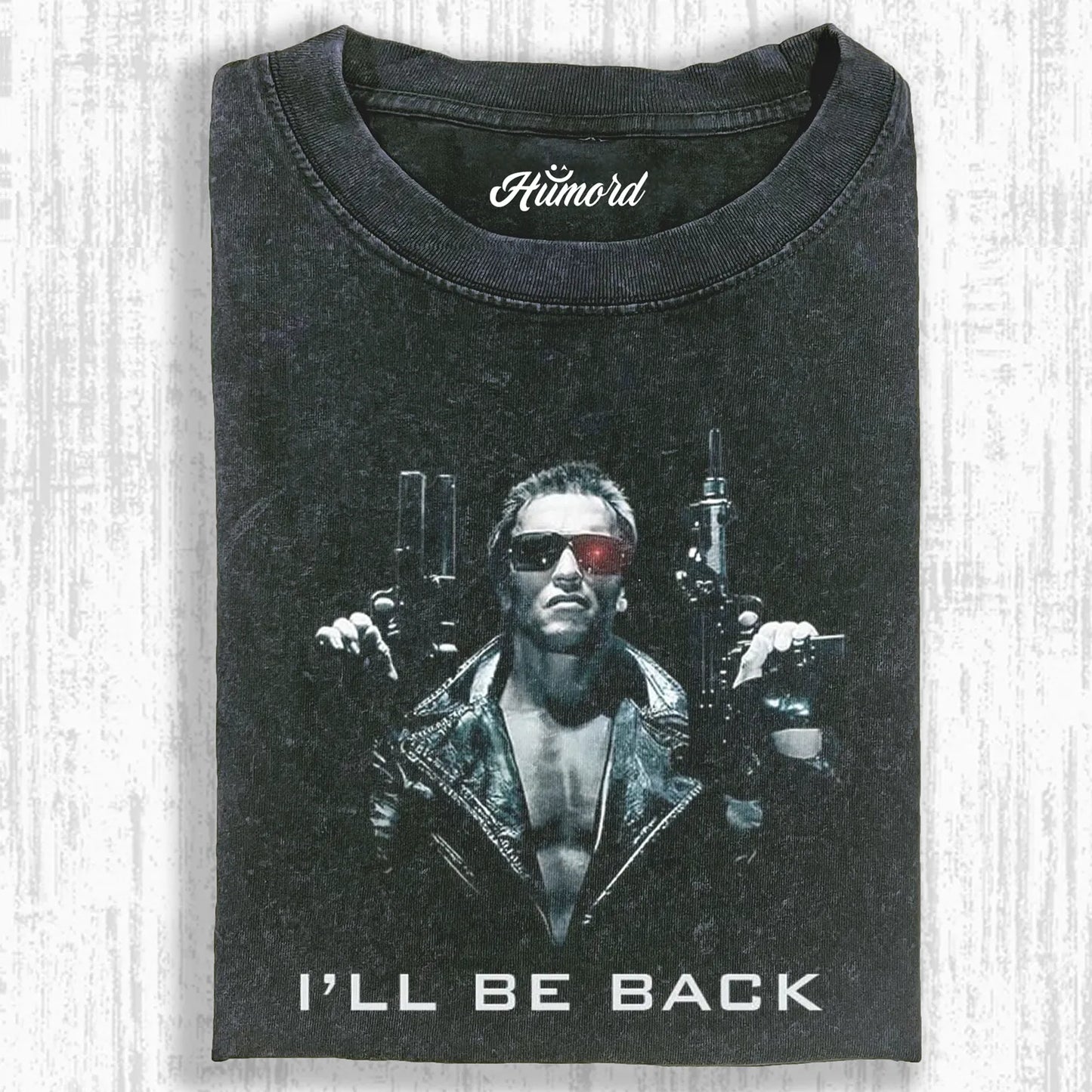 I'LL BE BACK & ARNOLD SCHWARZENEGGER T-SHIRT