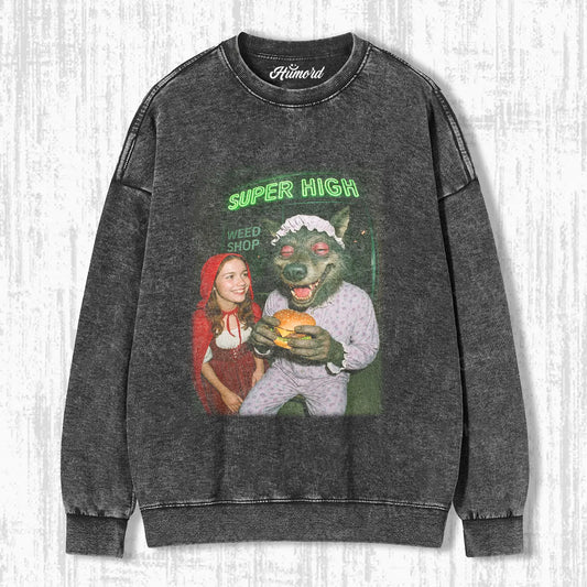 LITTLE RED RIDING HOOD AND THE BIGBAD WOLF T-SHIRT