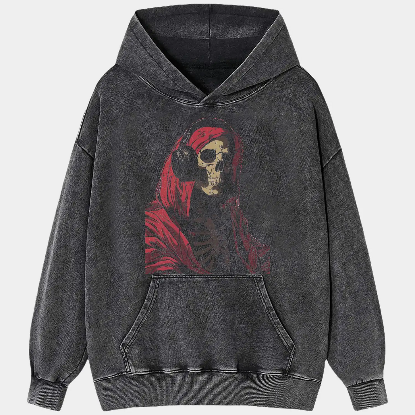 Listening Music Skull Tee