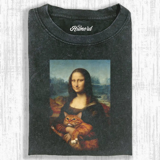 MONA LISA CAT T-SHIRT