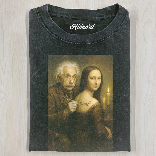MONA LISA & EINSTEIN T-SHIRT