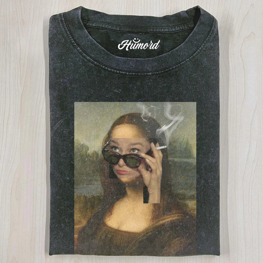 MONNA LISA & AUDREY HEPBURN T-SHIRT