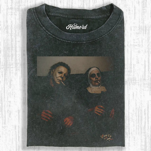 Michael Myers & Nun T-SHIRT