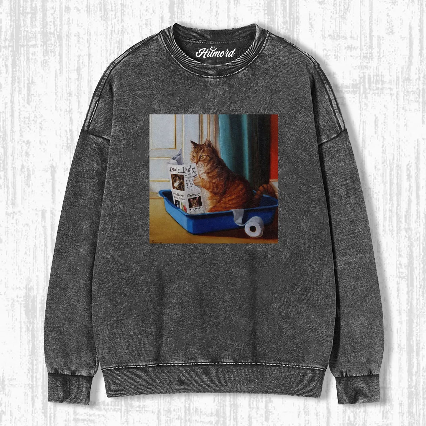 NEWSPAPER CAT T-SHIRT